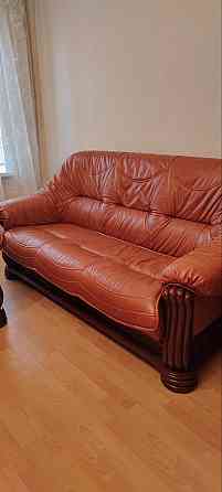 комплект мягкой мебели из натуральной кожи Донецк