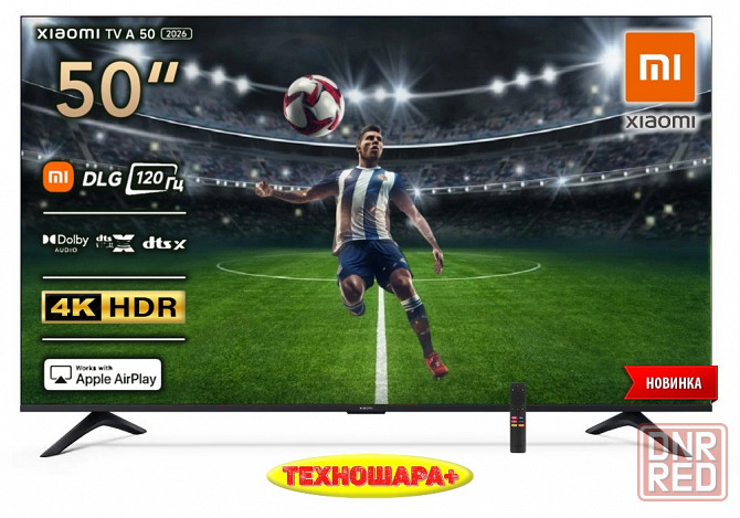 50" тв Xiaomi TV A 50 2026. Smart|Android14|4K|HDR|Bluetooth|Новинка! Донецк - изображение 1