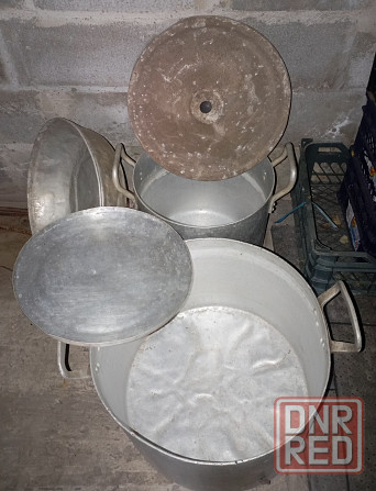 Кастрюли алюминиевые 25 - 30 л Донецк - изображение 1