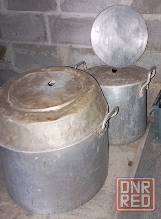 Кастрюли алюминиевые 25 - 30 л Донецк - изображение 2