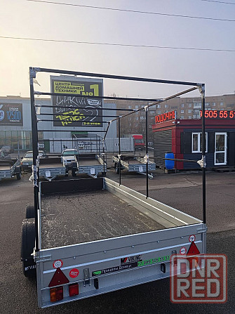 прицеп автомобильный viking 2 оси 1535,тент 1350 мм.скос Донецк - изображение 4