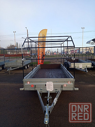 прицеп автомобильный viking 2 оси 1535,тент 1350 мм.скос Донецк - изображение 1