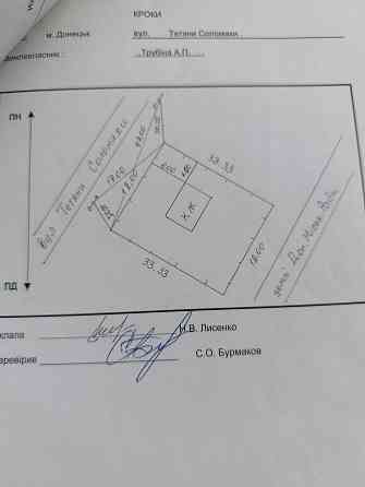 Продам участок Лен рн Донецк