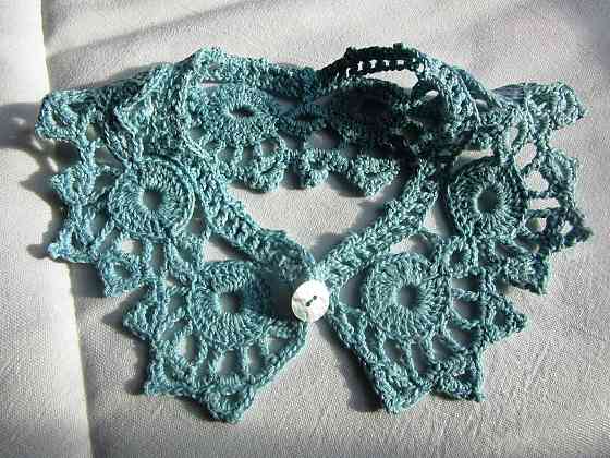 съемный воротник вязаный крючком Донецк