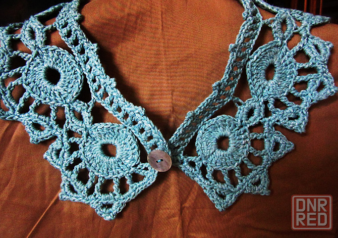 съемный воротник вязаный крючком Донецк - изображение 2