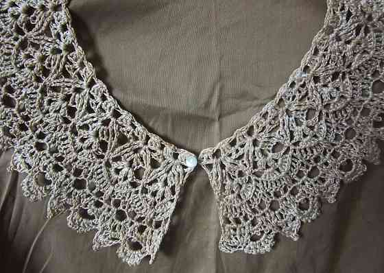 Вязаный крючком воротник Донецк