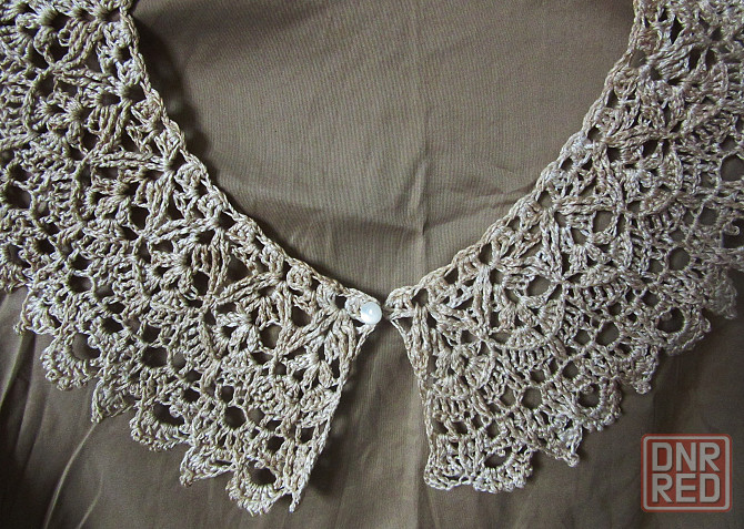 Вязаный крючком воротник Донецк - изображение 2