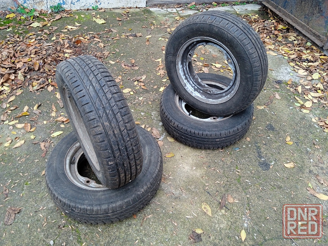 Продам комплект летних колес Таврия Славута в сборе с дисками. Донецк - изображение 1