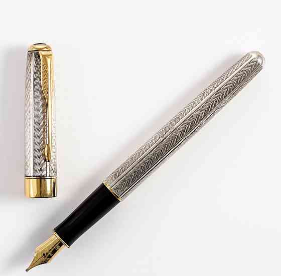 Перьевая ручка Parker Sonnet Fougere, 18-каратное золото, платина, стерлинговое серебро, новая Донецк