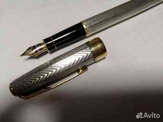 Перьевая ручка Parker Sonnet Fougere, 18-каратное золото, платина, стерлинговое серебро, новая Донецк