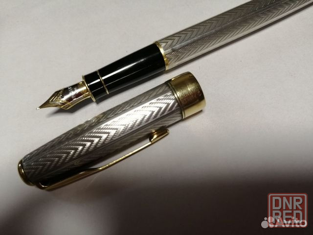 Перьевая ручка Parker Sonnet Fougere, 18-каратное золото, платина, стерлинговое серебро, новая Донецк - изображение 1