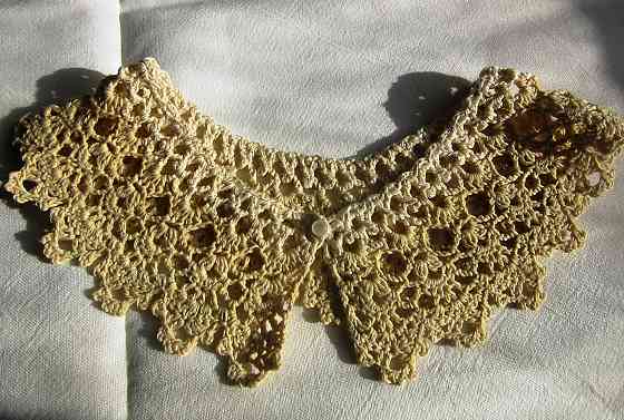Оригинальный воротник крючком Донецк