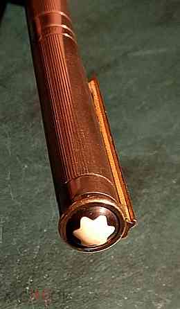 Ручка перьевая Montblank Noblesse. Перо золото 750 (18 кар.). Посеребренный корпус. Донецк