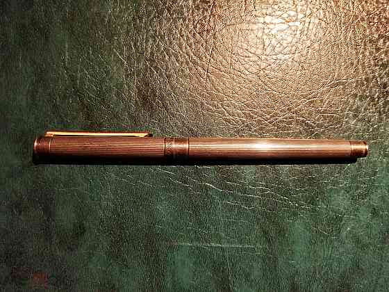 Ручка перьевая Montblank Noblesse. Перо золото 750 (18 кар.). Посеребренный корпус. Донецк