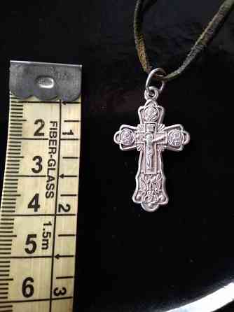 Крестик серебряный Донецк