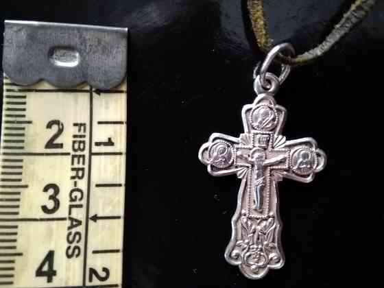 Крестик серебряный Донецк