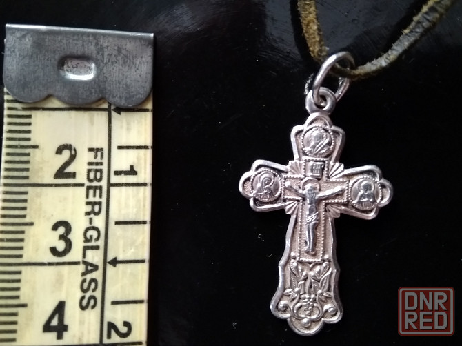 Крестик серебряный Донецк - изображение 2