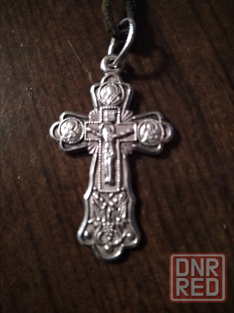 Крестик серебряный Донецк - изображение 1