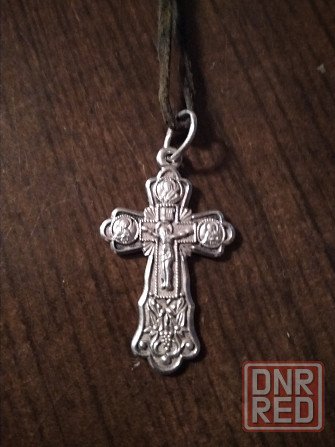 Крестик серебряный Донецк - изображение 6