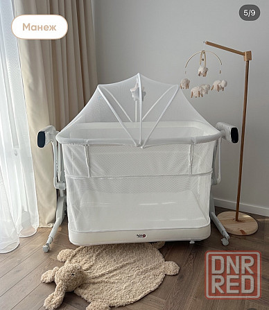 Кроватка умная 2 в 1 + манеж Макеевка - изображение 4