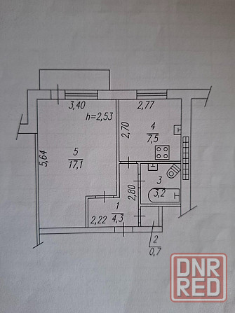 Продам 1 к. кв. ош 88, Текстильщик Донецк - изображение 10