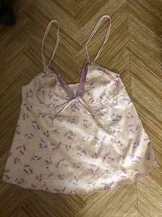 Шелковая женская пижамная майка Макеевка