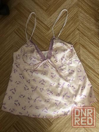 Шелковая женская пижамная майка Макеевка - изображение 1