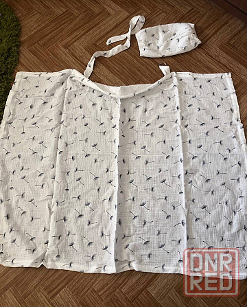 Муслиновая накидка с сумочкой-чехлом Макеевка - изображение 1