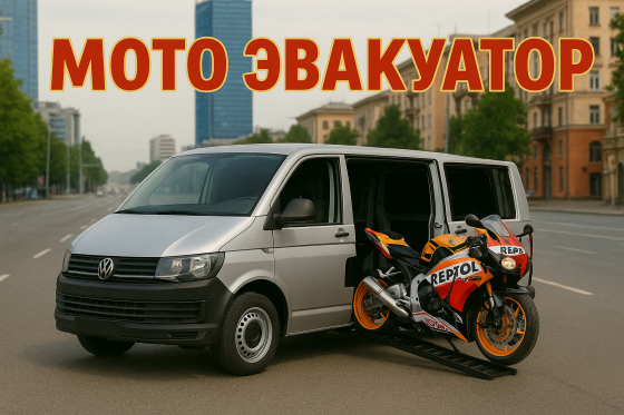 Мото эвакуатор Днр. Перевозка мотоциклов, скутеров. Донецк