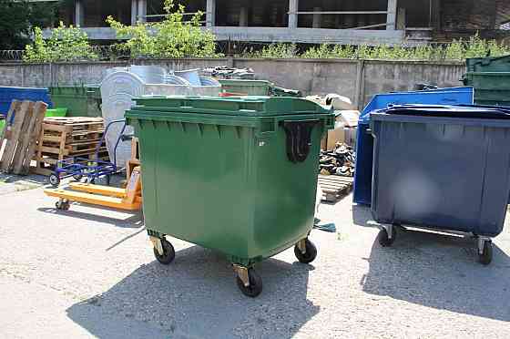 Пластиковый евроконтейнер 1100л (мусорный бак, контейнер тбо) Донецк