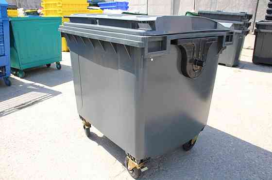 Пластиковый евроконтейнер 1100л (мусорный бак, контейнер тбо) Донецк