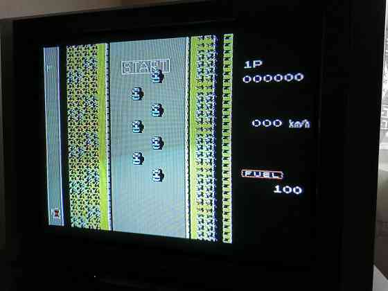 Катридж игровой Road fighter. 8 бит (Денди). Гонки. Стаханов