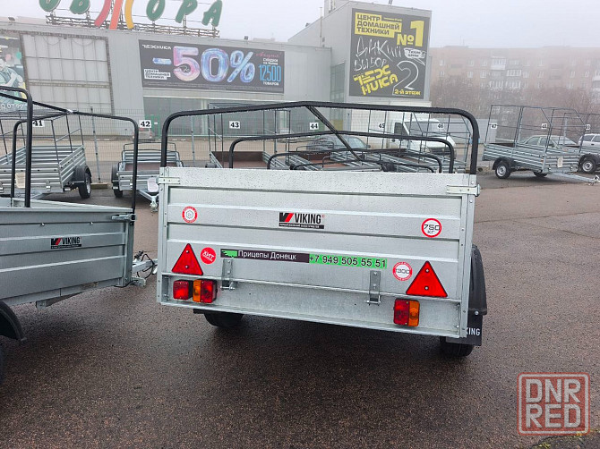 Прицеп на легковой автомобиль викинг 1322,тент 300,борт 500 мм Донецк - изображение 4