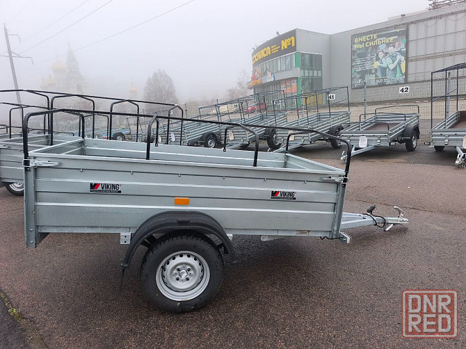 Прицеп на легковой автомобиль викинг 1322,тент 300,борт 500 мм Донецк - изображение 1