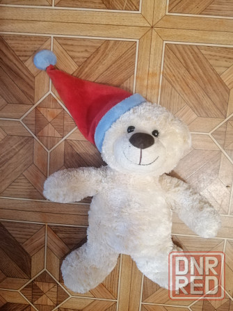Продам игрушку мишка в новогодней шапке Донецк - изображение 4