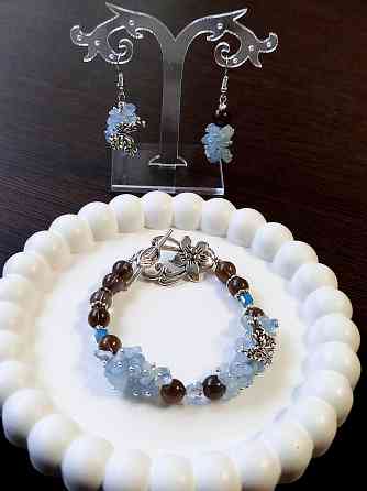 Браслеты, серьги, колье из натуральных камней Донецк