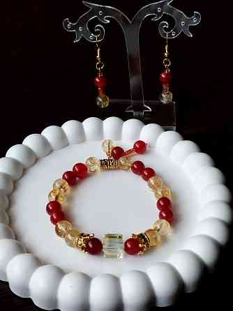 Браслеты, серьги, колье из натуральных камней Донецк