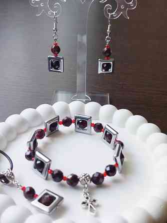 Браслеты, серьги, колье из натуральных камней Донецк