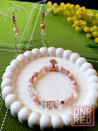 Браслеты, серьги, колье из натуральных камней Донецк - изображение 2