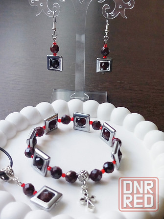 Браслеты, серьги, колье из натуральных камней Донецк - изображение 4