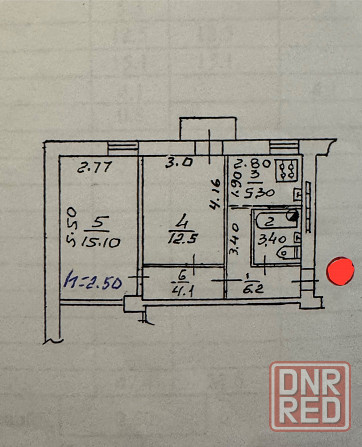 Срочная продажа!2х комнатная квартира!Дворец пионеров Донецк - изображение 8