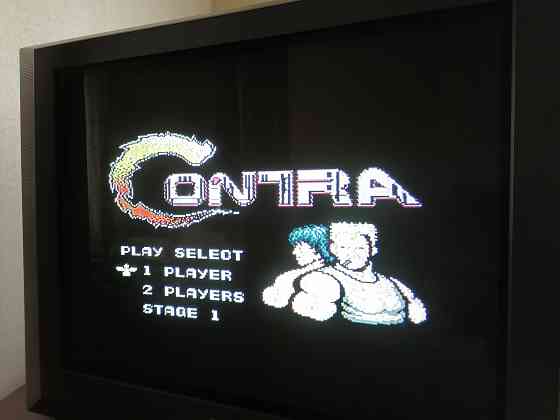 Катридж игровой (плата). Contra. 8 бит (Денди). Стаханов