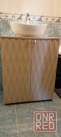 Продам накладную раковину с тумбой Макеевка - изображение 2