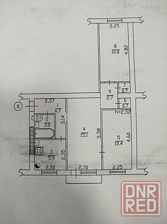 3-х комнатная квартира на ул. Щорса, 10 Донецк - изображение 10