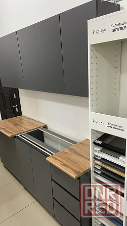 Кухонный гарнитур в Днр 2 метра. Серый. Харцызск - изображение 2