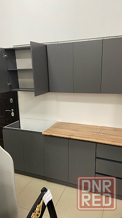 Кухонный гарнитур в Днр 2 метра. Серый. Харцызск - изображение 4