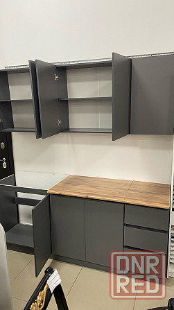 Кухонный гарнитур в Днр 2 метра. Серый. Харцызск - изображение 6