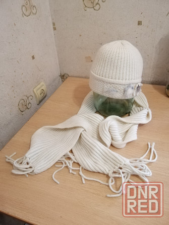 Продам комплект шапка с шарфом Донецк - изображение 1