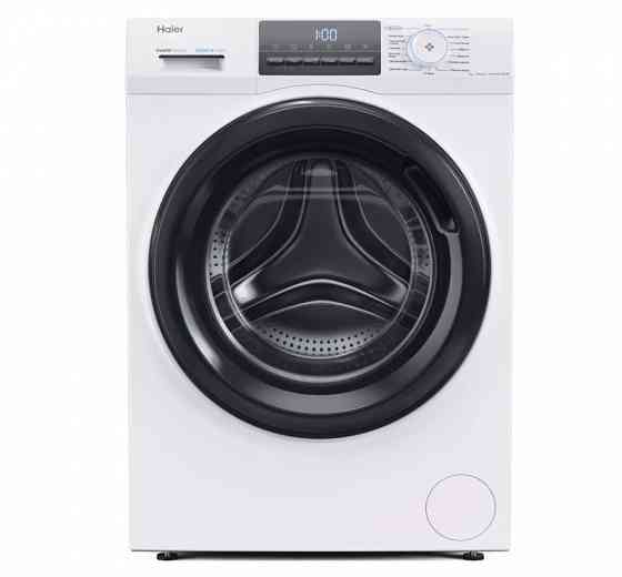 Стиральная машина HAIER HW90-BP14929B с фронтальной загрузкой 9 кг (белый/черный) Inverter, пар Макеевка