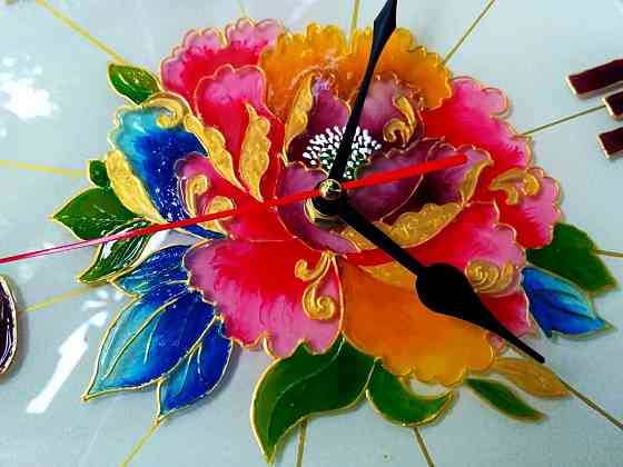 Часы "Ты мой цветочек White", 25 на 25 см. Донецк